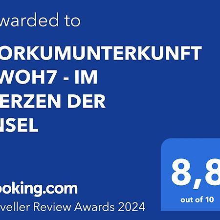 Borkumunterkunft - Woh7 - Im Herzen Der Insel Exterior foto
